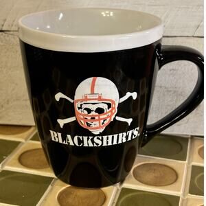 Blackshirts University of Nebraska Cornhuskers Football Coffee Mug Skull Helmet
